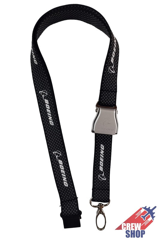 LANYARD BOEING IMPRESION CARBON