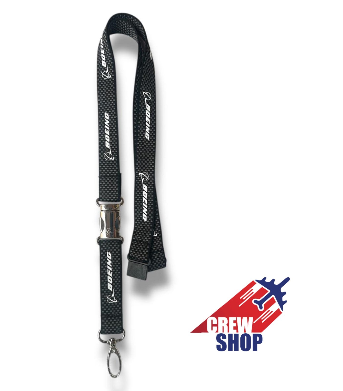 BOEING NEGRO BROCHE METÁLICO